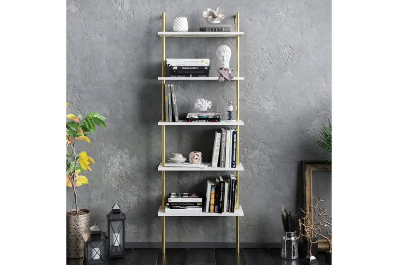 Konsterud Bokhylla - Guld - Hus & renovering - Kök & bad - Kök & tvättstuga - Köksinredning - Kökshylla