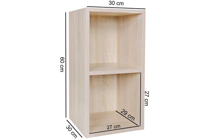 Langriville Bokhylla - Trä/natur - Förvaring - Hylla - Bokhylla