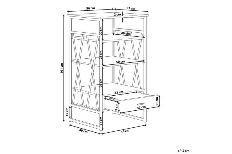 Lanthorn Hylla - Brun - Förvaring - Hylla - Bokhylla