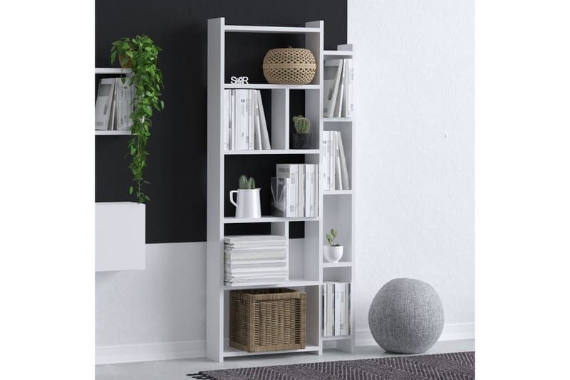 Lonhiene Bokhylla 65x15 cm Vit - Hanah Home - Förvaring - Hylla - Bokhylla