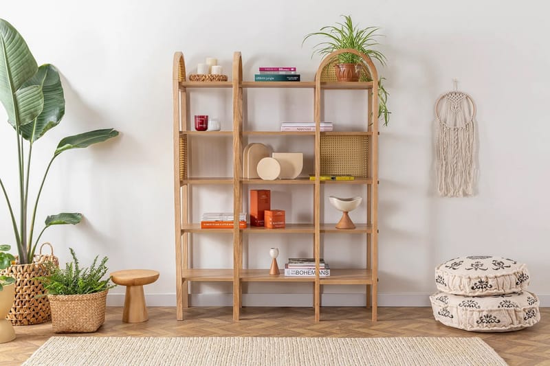 Makwana Bokhylla 120 cm - Natural - Förvaring - Hylla - Bokhylla