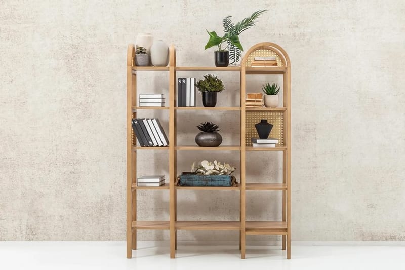 Makwana Bokhylla 120 cm - Natural - Förvaring - Hylla - Bokhylla