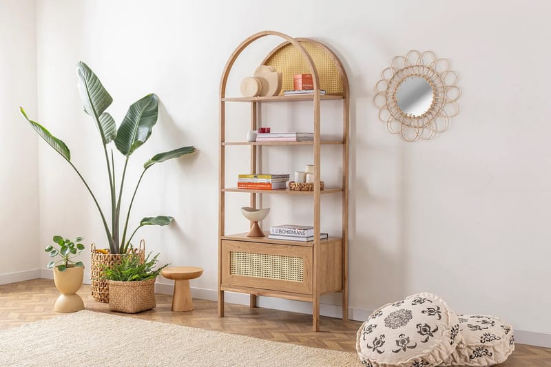 Makwana Bokhylla 75 cm - Natural - Förvaring - Hylla - Bokhylla