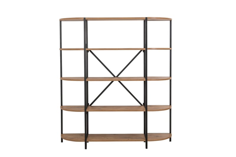 Mamni Bokhylla 139 cm - Brun/Svart - Förvaring - Hylla - Bokhylla