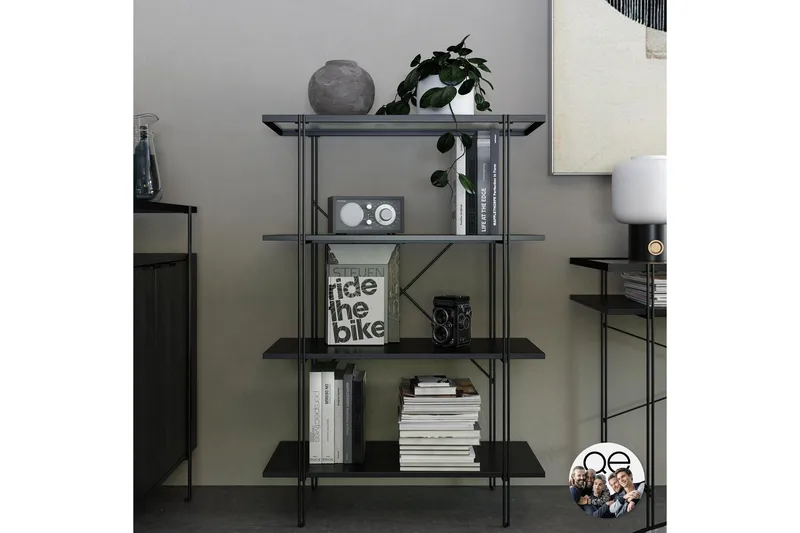 Marinko Bokhylla - Svart - Förvaring - Hylla - Bokhylla