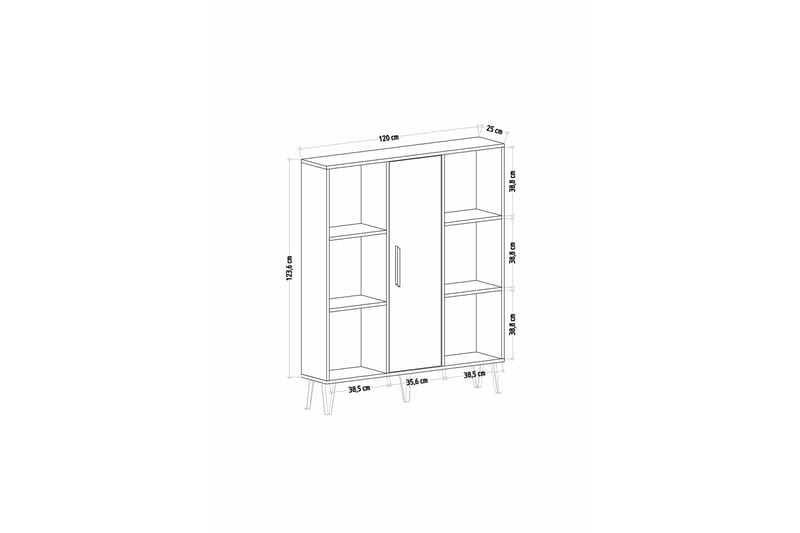 Matthie Bokhylla 120x25 cm - Antracit - Förvaring - Hylla - Bokhylla