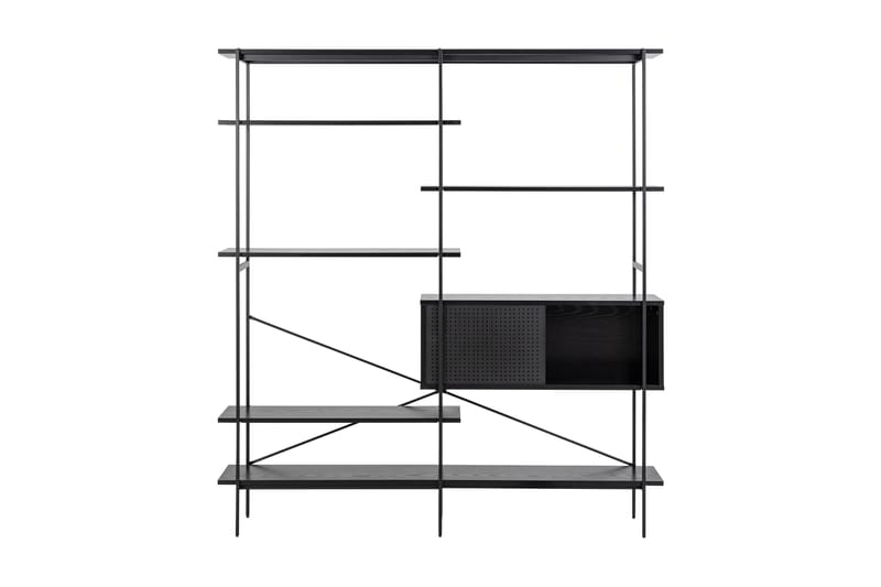 Mehoopany Bokhylla 27x172 cm - Svart - Förvaring - Hylla - Bokhylla