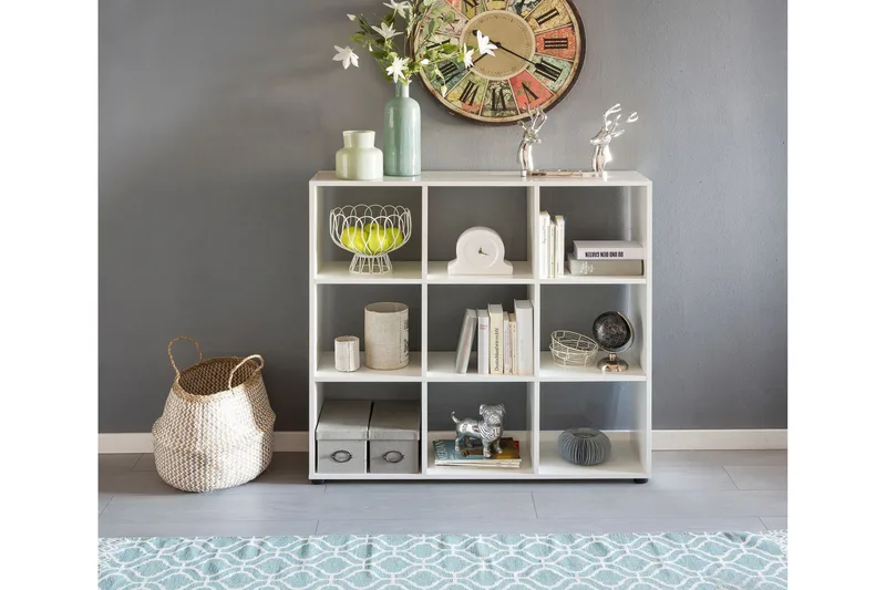 Milahn Bokhylla 108 cm i Målat Trä - Vit - Förvaring - Hylla - Bokhylla