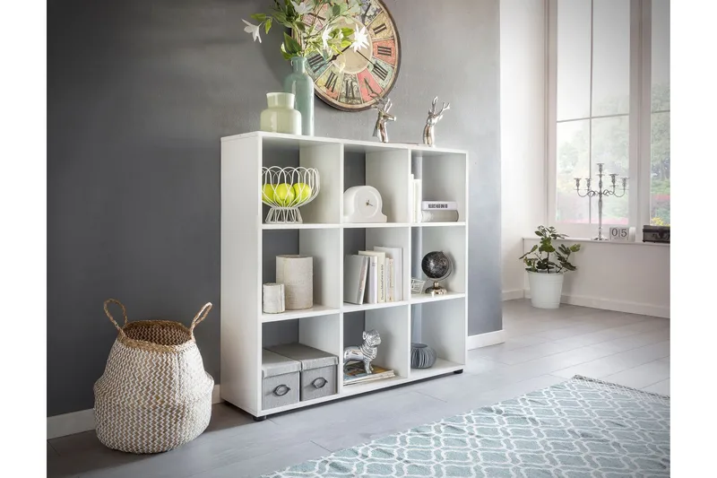 Milahn Bokhylla 108x29 cm - Vit - Förvaring - Hylla - Bokhylla