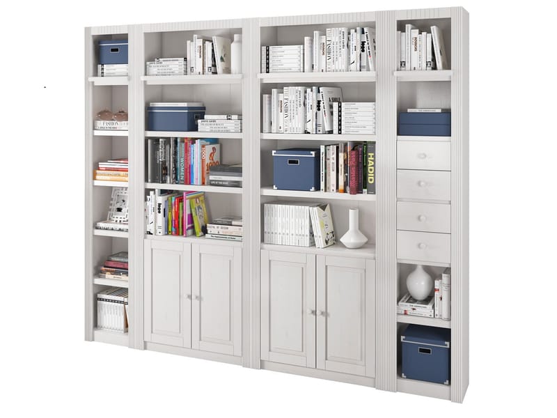 Minturn Bokhylla 29x255 cm - Vit - Förvaring - Hylla - Bokhylla