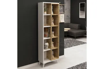 Mod Bokhylla 50 cm i Ek - Vit - Förvaring - Hylla - Bokhylla