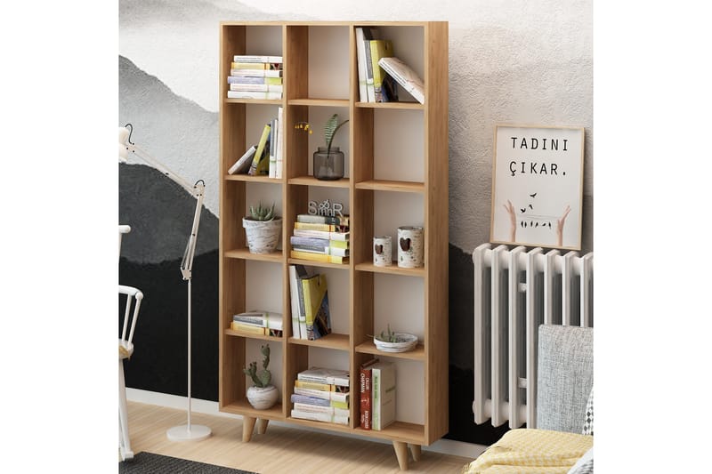 Mod Design Bokhylla - Ek - Förvaring - Hylla - Bokhylla