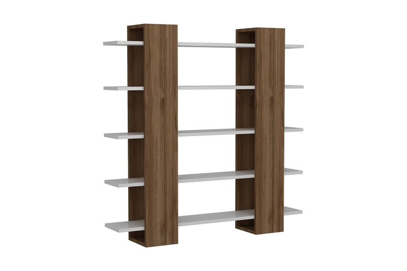 Mod Design Bokhylla, Vit/Valnöt