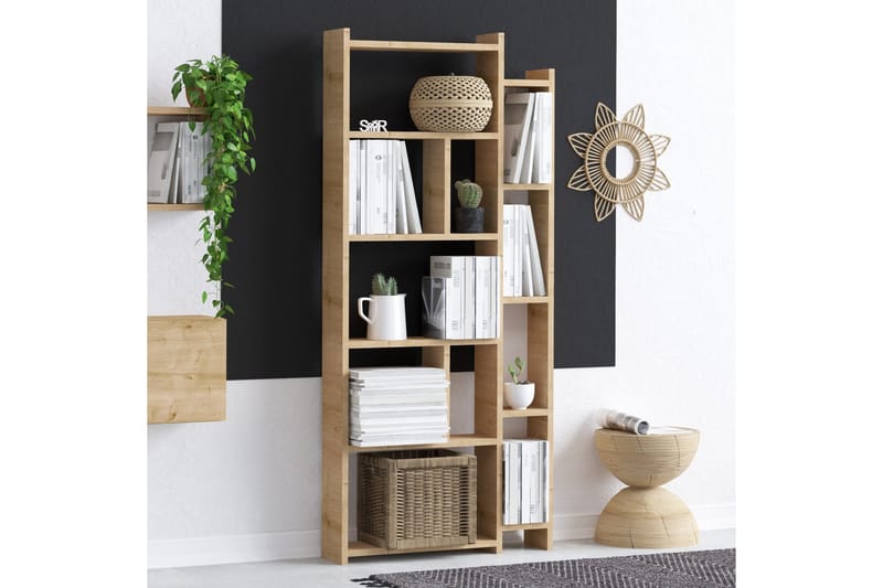 Momo Bokhylla 65x15 cm Brun - Hanah Home - Förvaring - Hylla - Bokhylla