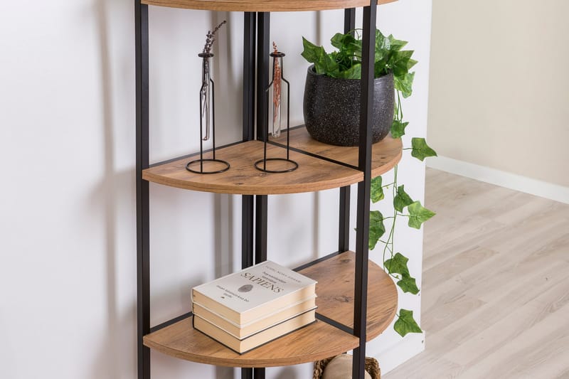 Monaia Bokhylla 66 cm - Brun/Svart - Förvaring - Hylla - Bokhylla