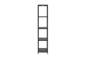 Montevideo Svart Bokhylla 70 cm i Metall - Svart - Förvaring - Hylla - Bokhylla
