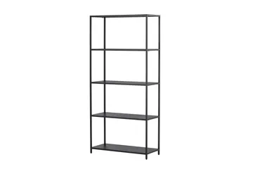 Montevideo Svart Bokhylla 70 cm i Metall - Svart - Förvaring - Hylla - Bokhylla