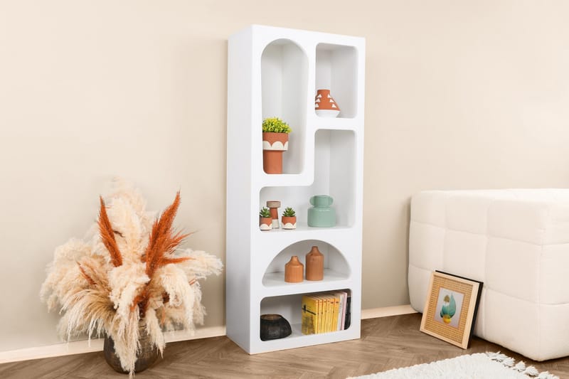 Najrana Bokhylla 60 cm - Vit - Förvaring - Hylla - Bokhylla