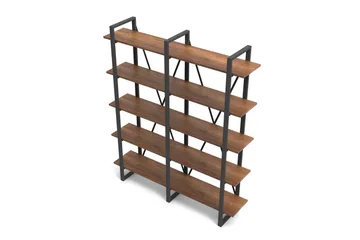 Numandro Bokhylla 34x155 cm - Teak - Förvaring - Hylla - Bokhylla