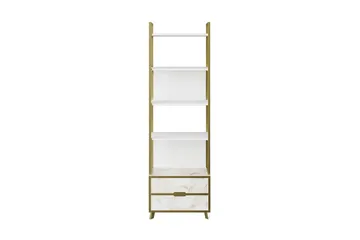 Ocotla Bokhylla 60x35 cm 5 Hyllor - Vit - Förvaring - Hylla - Bokhylla