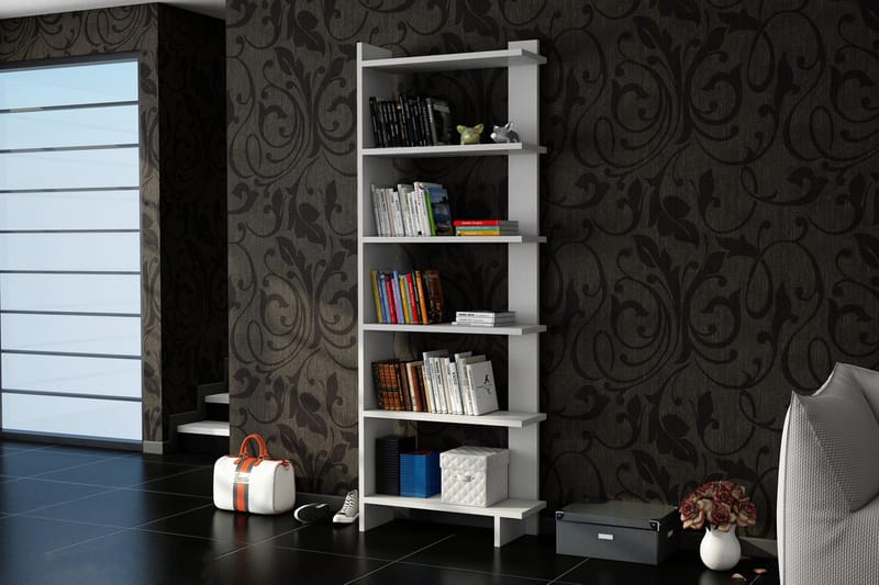 Ordelle Bokhylla - Vit - Förvaring - Hylla - Bokhylla