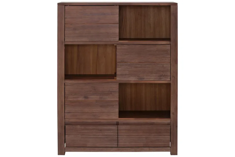 Paulina Bokhylla 100 cm - Akacia/Brun - Förvaring - Hylla - Bokhylla