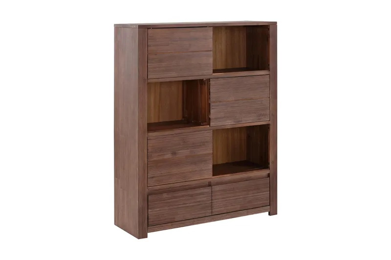 Paulina Bokhylla 100 cm - Akacia/Brun - Förvaring - Hylla - Bokhylla