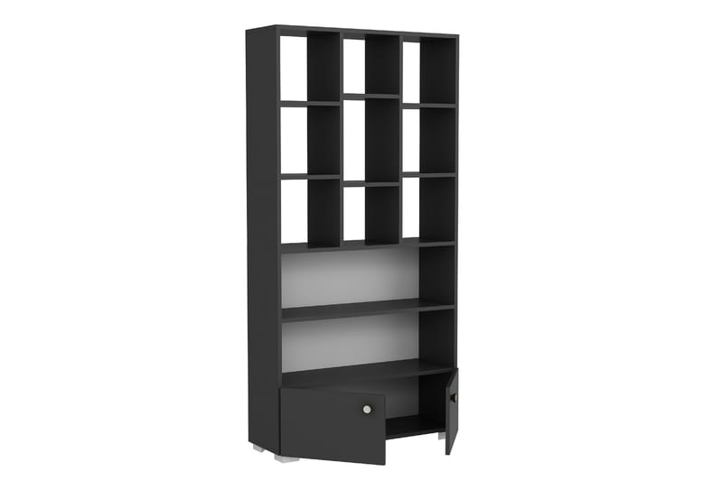 Penguen Bokhylla 93,6x29,6 cm Antracit - Hanah Home - Förvaring - Hylla - Bokhylla