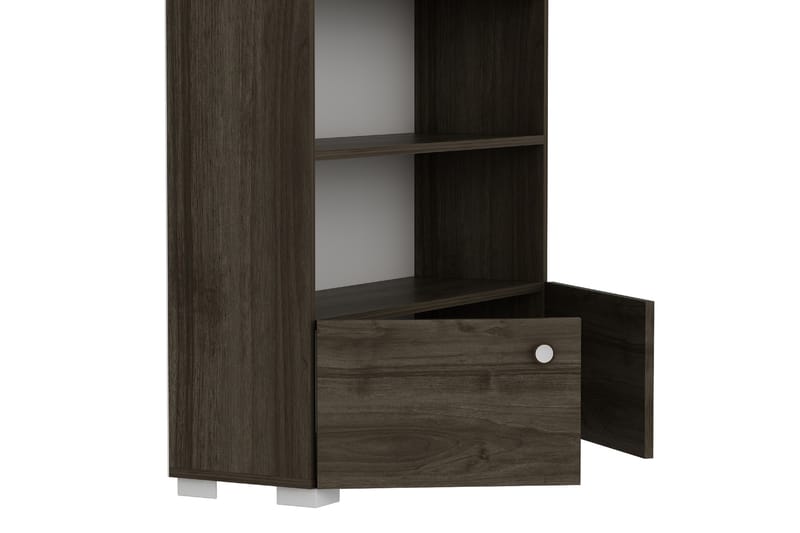 Penguen Bokhylla 93,6x29,6 cm Brun - Hanah Home - Förvaring - Hylla - Bokhylla