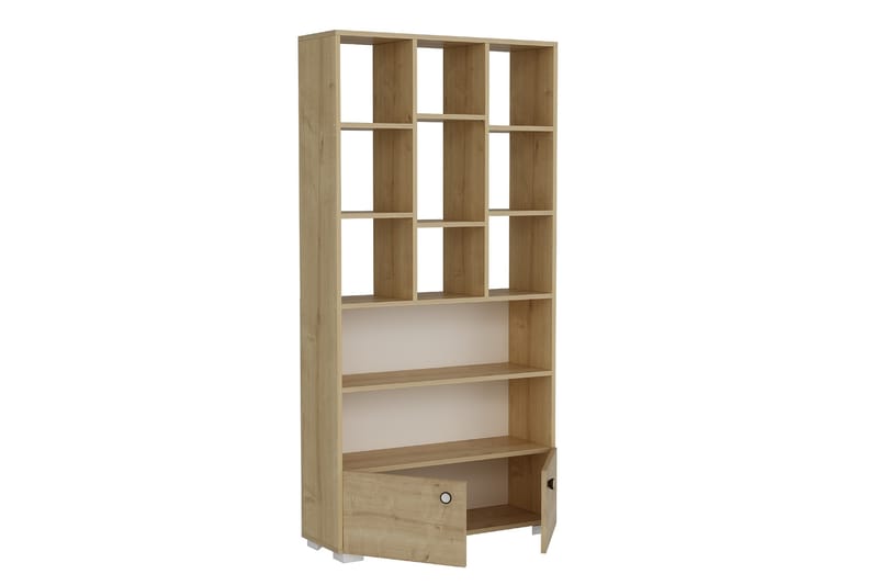 Penguen Bokhylla 93,6x29,6 cm Brun - Hanah Home - Förvaring - Hylla - Bokhylla