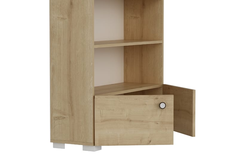 Penguen Bokhylla 93,6x29,6 cm Brun - Hanah Home - Förvaring - Hylla - Bokhylla