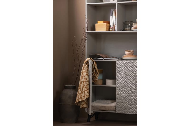 Prezi Bokhylla 200 cm - Beige - Förvaring - Hylla - Bokhylla