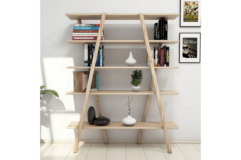 Puqa Design Bokhylla - Brun - Förvaring - Hylla - Bokhylla