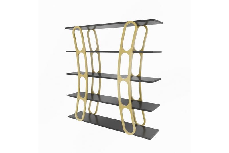 Bokhylla Quenla Svart / Rany - Svart / Rany - Förvaring - Hylla - Bokhylla