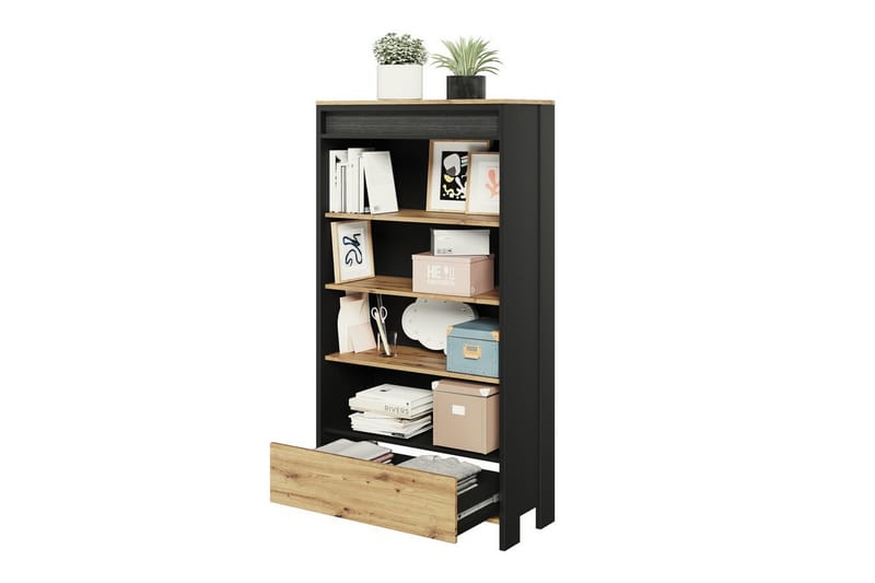 Rathmore Bokhylla 72x39 cm - Svart - Förvaring - Hylla - Bokhylla