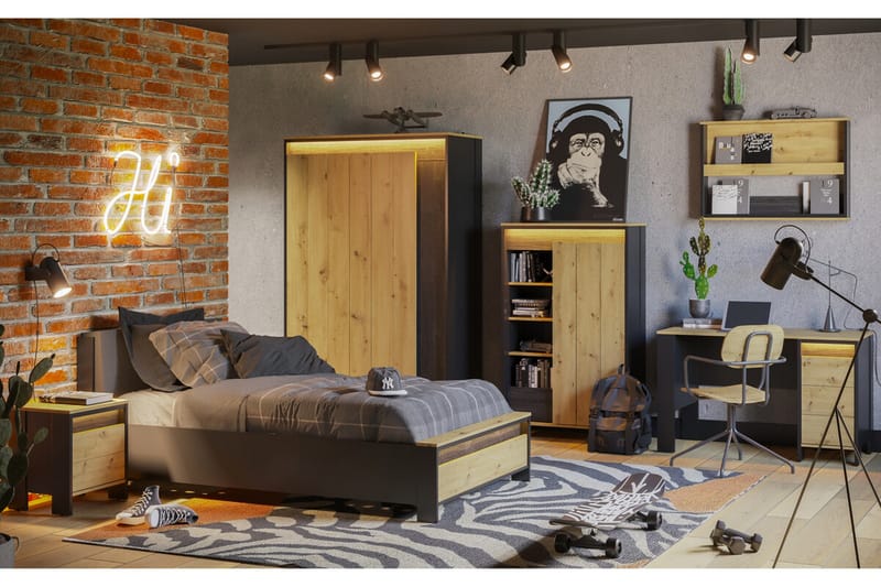 Rathmore Bokhylla 87x38 cm - Svart - Förvaring - Hylla - Bokhylla