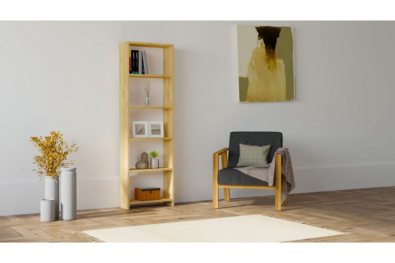 Rinorea Bokhylla 160x50 cm - Brun - Förvaring - Hylla - Bokhylla