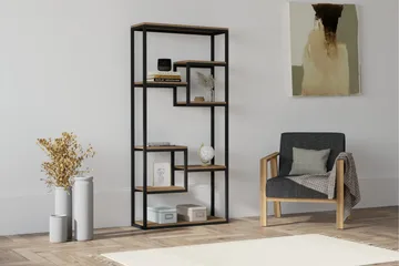 Rinorea Bokhylla 85x182 cm - Brun - Förvaring - Hylla - Bokhylla