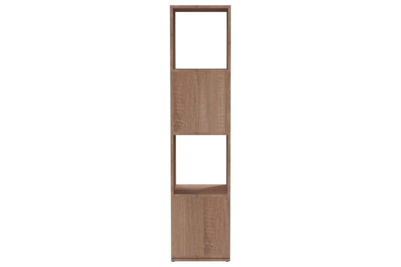 Roterande hylla sonoma-ek 34,5x34,5x147,5 cm spånskiva - Ek - Förvaring - Hylla - Bokhylla