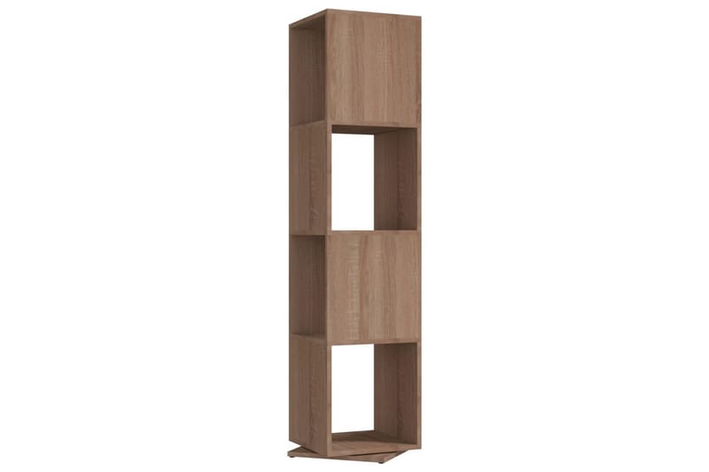 Roterande hylla sonoma-ek 34,5x34,5x147,5 cm spånskiva - Ek - Förvaring - Hylla - Bokhylla