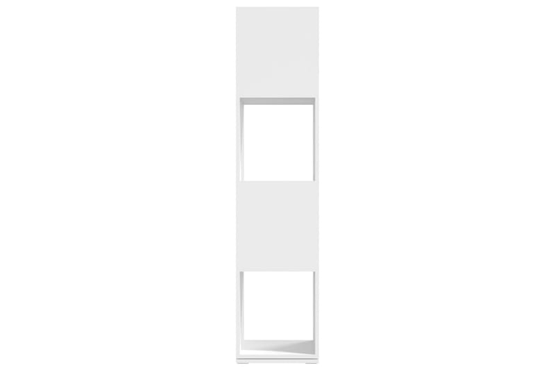 Roterande hylla vit 34,5x34,5x147,5 cm spånskiva - Vit - Förvaring - Hylla - Bokhylla