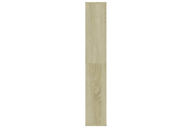 Rumsavdelare/bokhylla sonoma-ek 100x24x140 cm spånskiva - Brun - Förvaring - Hylla - Bokhylla