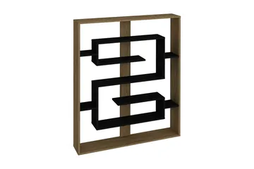 Schmand Bokhylla 120 cm - Svart|Ek - Förvaring - Hylla - Bokhylla