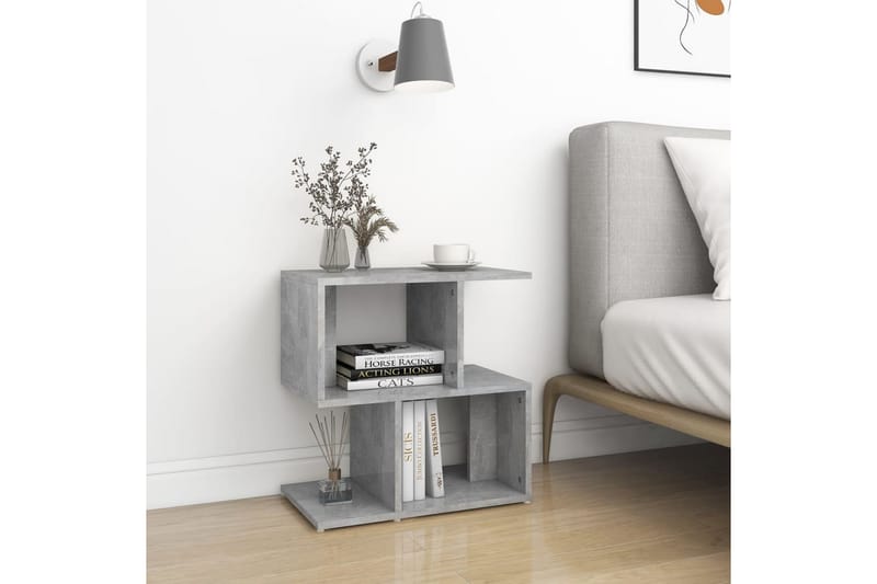 Sidoskåp Betonggrå 50x30x51,5 cm spånskiva - Betonggrå - Förvaring - Hylla - Bokhylla
