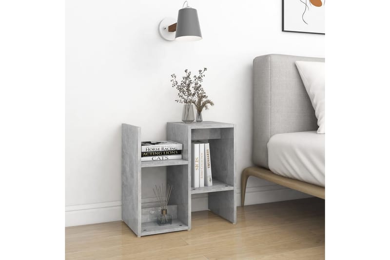 Sidoskåp Betonggrå 50x30x51,5 cm spånskiva - Betonggrå - Förvaring - Hylla - Bokhylla