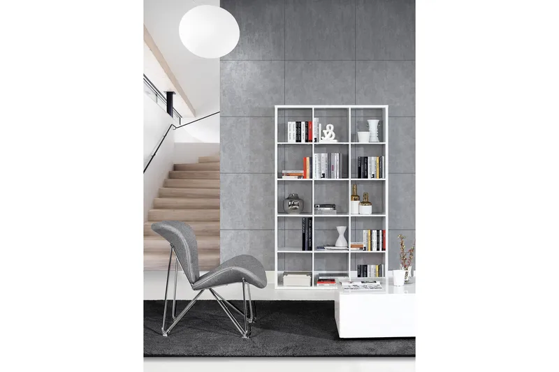 Singleton Bokhylla 107 cm - Vit - Förvaring - Hylla - Bokhylla