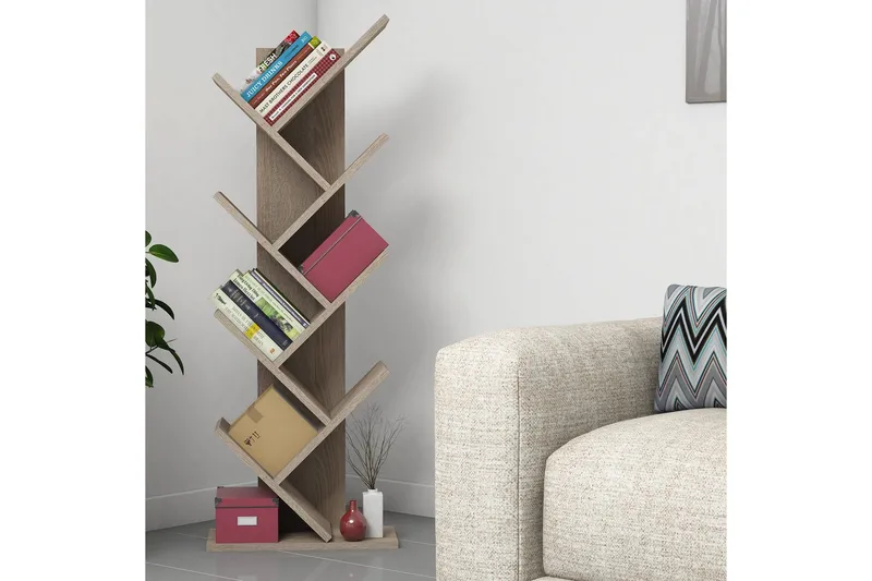 Spearin Bokhylla 46 cm - Valnöt - Förvaring - Hylla - Bokhylla