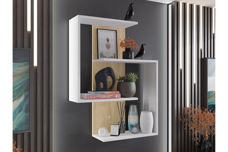 Strathy Bokhylla 65x19 cm - Vit - Förvaring - Hylla - Bokhylla