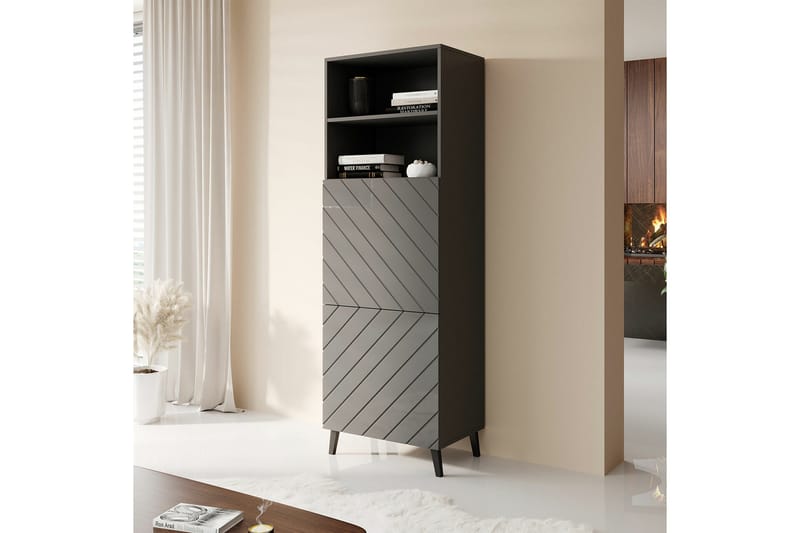 Strontian Bokhylla 60x40 cm Scandinavian Choice Graphite - Förvaring - Hylla - Bokhylla