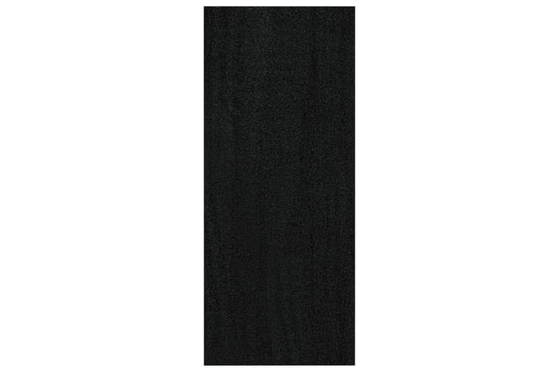 Bokhylla svart 40x30x71,5 cm massiv furu - Svart - Bokhylla